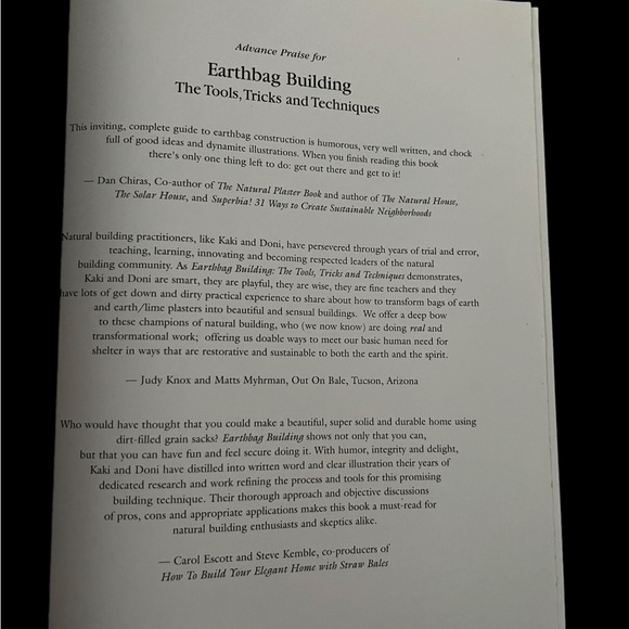 Earthbag Building The Tools, Tricks and Techniques SC Mother Earth News 2004 - Picture 7 of 14